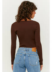 T-shirt marron TALLY WEIJL pour femme seconde vue