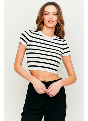 T-shirt noir TALLY WEIJL femme