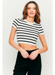 T-shirt noir TALLY WEIJL femme