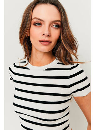 T-shirt noir TALLY WEIJL femme
