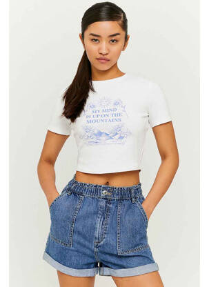 Short bleu TALLY WEIJL femme