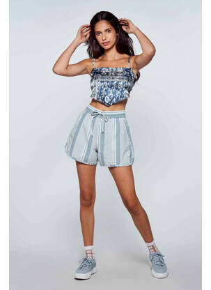 Crop top bleu TALLY WEIJL femme