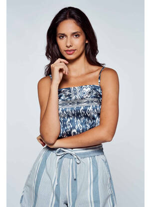 Crop top bleu TALLY WEIJL femme