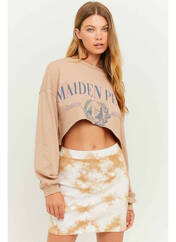 Sweat-shirt à capuche rose TALLY WEIJL pour femme seconde vue