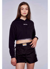 Sweat-shirt à capuche noir TALLY WEIJL pour femme seconde vue