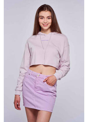 Sweat-shirt à capuche violet TALLY WEIJL femme