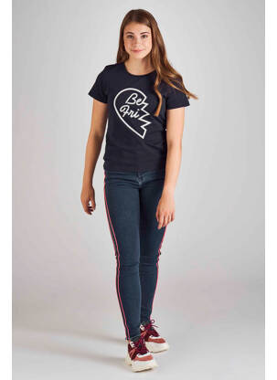 T-shirt bleu STIEN EDLUND femme