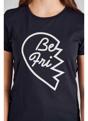 T-shirt bleu STIEN EDLUND femme