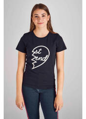 T-shirt bleu STIEN EDLUND pour femme seconde vue