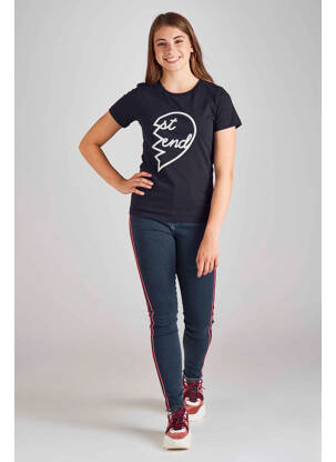 T-shirt bleu STIEN EDLUND femme