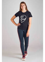 T-shirt bleu STIEN EDLUND pour femme seconde vue