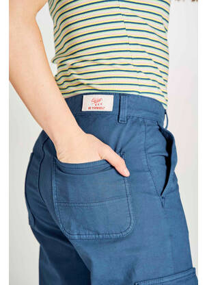 Pantalon cargo bleu STIEN EDLUND femme