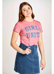T-shirt rose STIEN EDLUND pour femme seconde vue