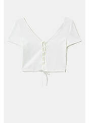 T-shirt blanc TALLY WEIJL pour femme seconde vue