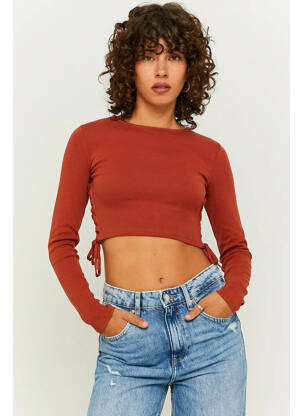 T-shirt marron TALLY WEIJL femme