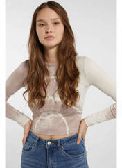 T-shirt beige TALLY WEIJL pour femme seconde vue