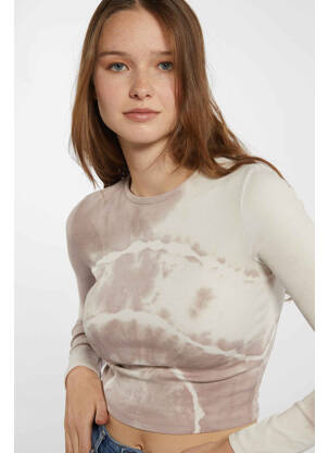 T-shirt beige TALLY WEIJL femme