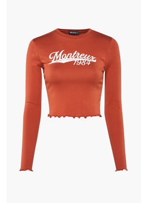 T-shirt marron TALLY WEIJL femme