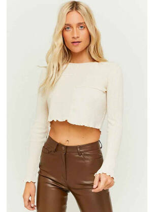 T-shirt beige TALLY WEIJL pour femme