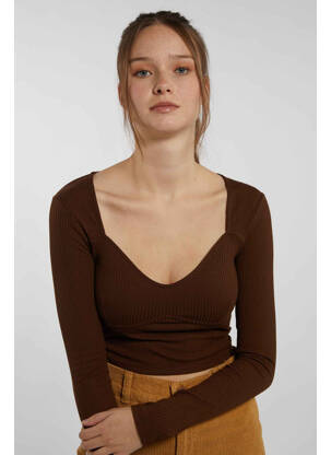 T-shirt marron TALLY WEIJL femme