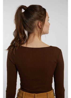 T-shirt marron TALLY WEIJL femme