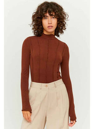 T-shirt marron TALLY WEIJL femme