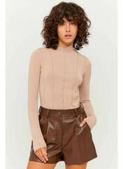 T-shirt beige TALLY WEIJL pour femme seconde vue