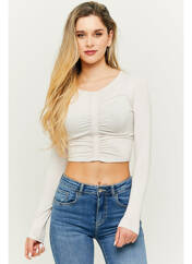 T-shirt beige TALLY WEIJL pour femme seconde vue