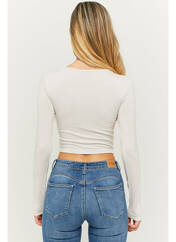 T-shirt beige TALLY WEIJL pour femme seconde vue