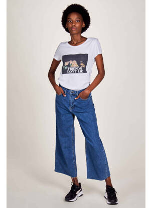 T-shirt blanc STRANGER THINGS femme