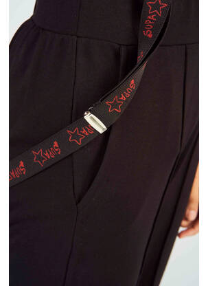 Pantalon 7/8 noir SUPASTAR femme