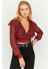 Blouse rouge TALLY WEIJL pour femme seconde vue