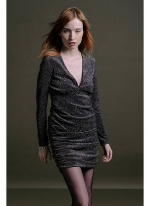 Robe courte noir MOLLY BRACKEN femme