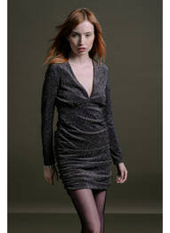 Robe courte noir MOLLY BRACKEN femme
