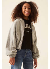 Gilet manches longues gris GARCIA pour fille seconde vue