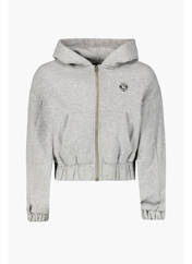 Gilet manches longues gris GARCIA pour fille seconde vue