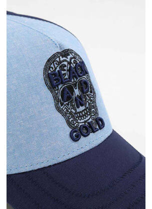 Casquette bleu BLACK AND GOLD homme