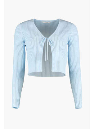 Gilet manches longues bleu HAILYS femme
