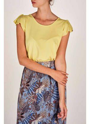 Top jaune BELLITA femme