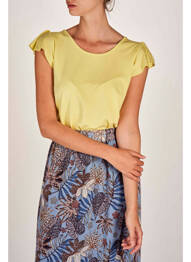 Top jaune BELLITA femme