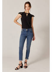 Jeans coupe slim bleu NAF NAF pour femme seconde vue