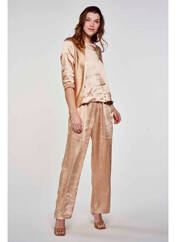 Pantalon flare beige MOLLY BRACKEN pour femme seconde vue