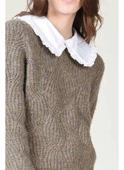 Pull marron MOLLY BRACKEN pour femme seconde vue