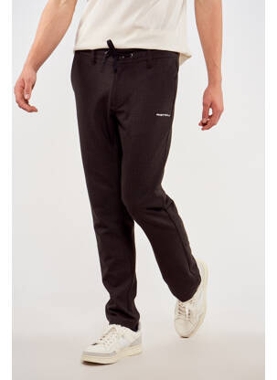Pantalon chino marron TOURIST LEMC homme