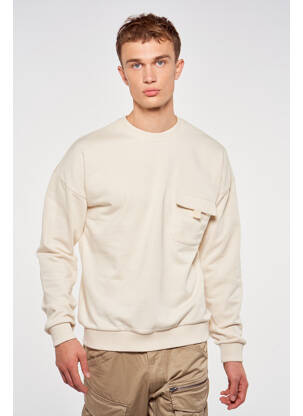 Sweat-shirt beige TOURIST LEMC homme