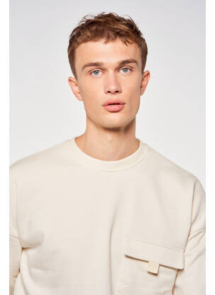 Sweat-shirt beige TOURIST LEMC homme