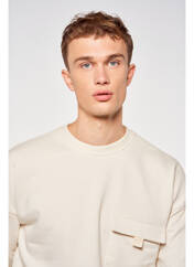 Sweat-shirt beige TOURIST LEMC pour homme seconde vue