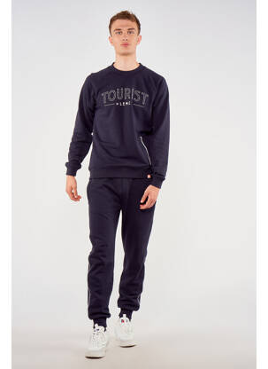 Sweat-shirt bleu TOURIST LEMC homme