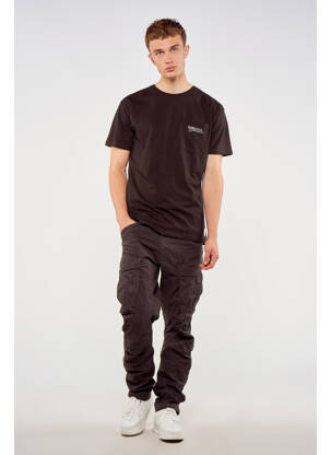 T-shirt marron TOURIST LEMC homme