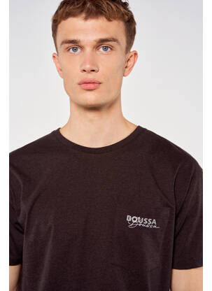 T-shirt marron TOURIST LEMC homme